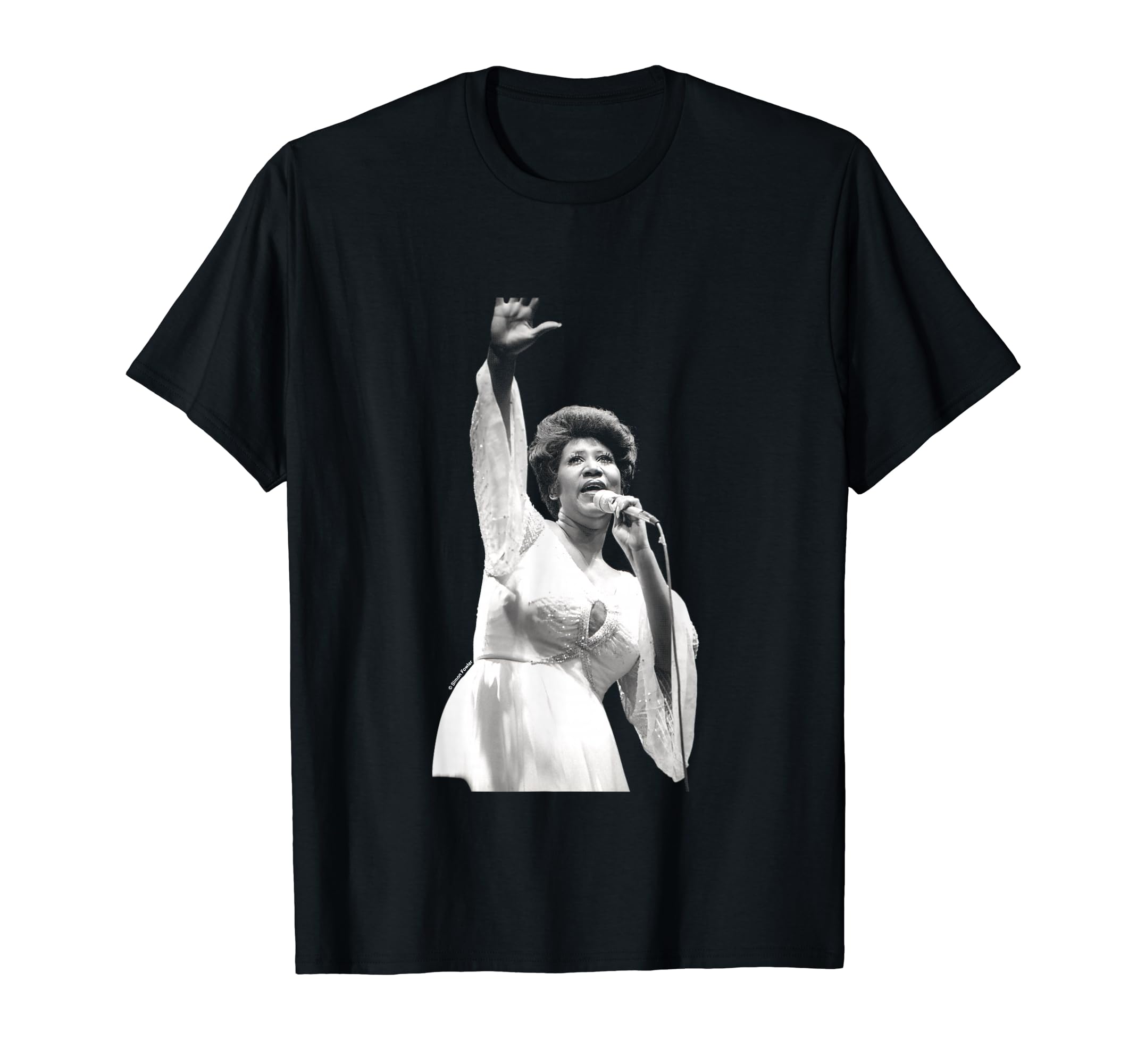 Queen of Soul Aretha Franklin Simon Fowler T-shirt