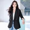 Tiluoman Women's Loose Fit Casual Suit Jacket