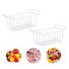 Basket Steel Wire PE Coating Space Saving Multifunctional     Bin for Refrigerator Food Storage