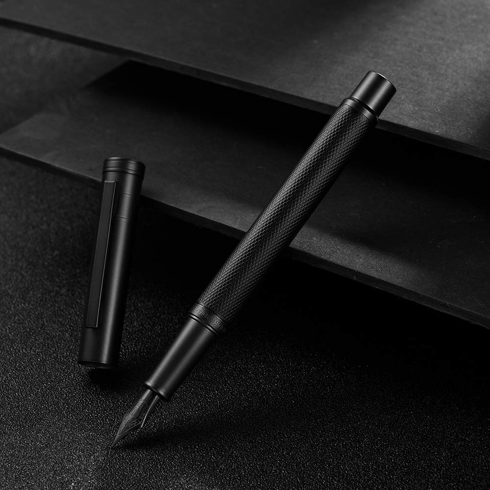 Black Forest Fountain Pen Extra Fine Point Metal Gift Box Hongdian