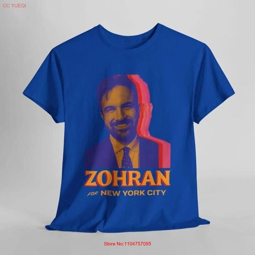 Maglietta Mayor Mamdani 2025 Zohran Per Vintage Casual Unisex Grafica Streetwear Top Per Uso Quotidiano Moda Morbida Uomo