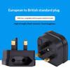 European Euro Eu 2 Pin To Uk 3 Pin Power Socket Travel Plug Adapter Converter Power Adapter Charger Power Socket Outlet