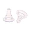 2Pcs Baby Silicone Wide Neck Soft Teats Nipple Circle Hole S/M/L Size Cross Hole Baby Bottles Natural Flow Nipples