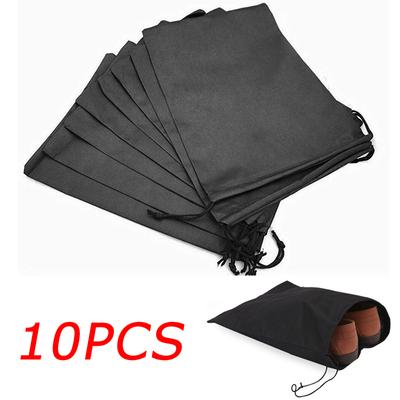 10 Stück Vlies-Aufbewahrungsbeutel für Schuhe, staubdichte Gürteltaschen für Kleidung, tragbare Reise-Schuhbeutel, Schuhaufbewahrung, Verpackungsbeutel, Organisatoren