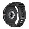 Luxury Mod Kit For Samsung Galaxy Watch7 Ultra 47mm Aluminum Alloy Case Bumper with Silicone Strap For Galaxy Ultra 2025 Watch Band Wristband
