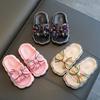 2025 summer new girls fashion bow wear-resistant non-slip slippers outer wear home thick bottom beach cool slippers