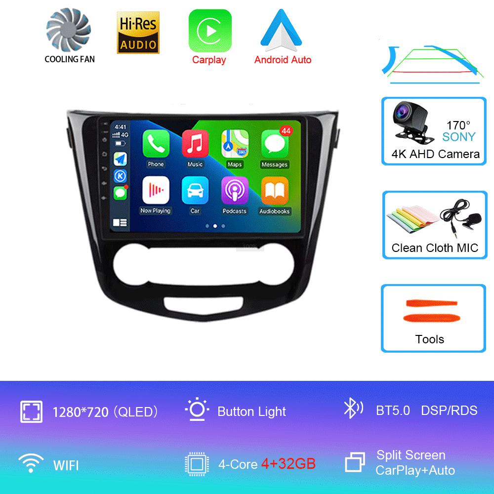 

Android 14 Мультимедиа Для Nissan X-TRAIL X Trail T32 Qashqai 2 J11 2013 - 2017 Автомобильное Радио Авторадио 2 Din Carplay GPS БЕЗ DVD