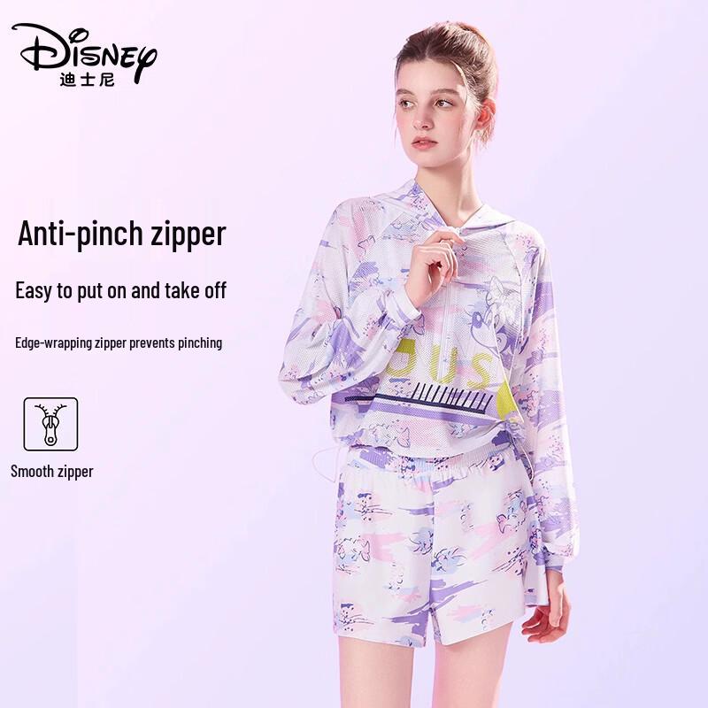 Disney Women s Long-Sleeve Three-Piece Swimsuit Set L