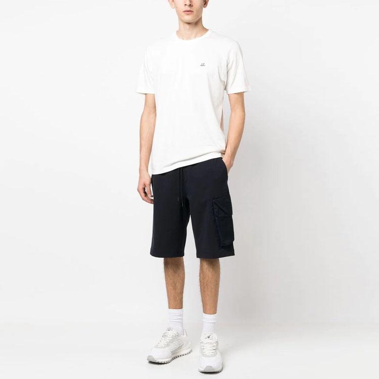 C.P. Company Drawstring Solid Color Pocket Straight Leg Work Shorts Men shorts 14CMSB063A006452M888