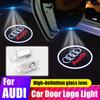 For Audi C5 2Pcs Led Car Door Welcome Light Hd Projector Laser Logo Lamps for Audi A3 A4 A6 A5 Q5 A1 Q7 Q6 Q3 Q2 Q8 A7 A8 Tt S1 S5 Rs3 Rs4