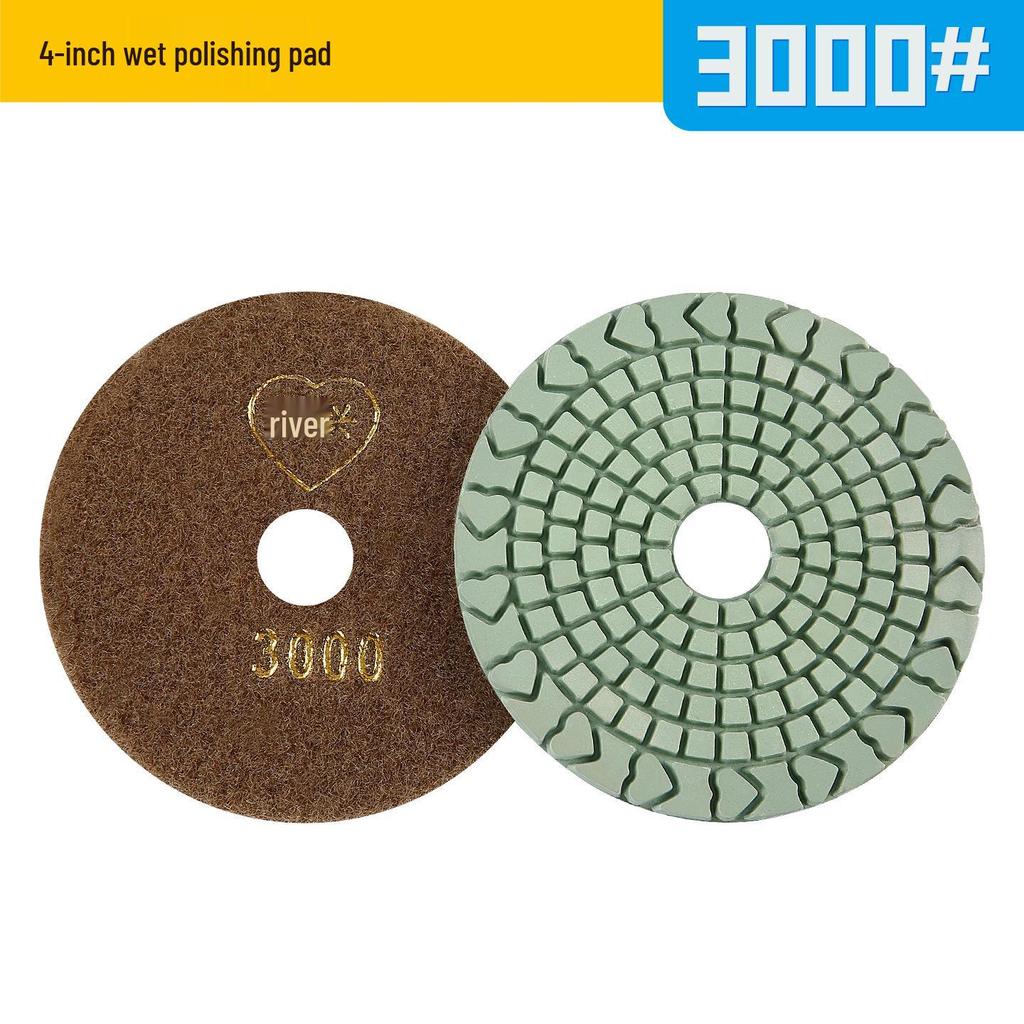 Diamond Stone Polishing Disc for Angle Grinders - Sharp, Wear-Resistant for Marble, Granite, and Quartz Wet Grinding