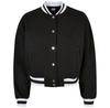 Women's Jacket Urban Classics Oversized College Sweat Black