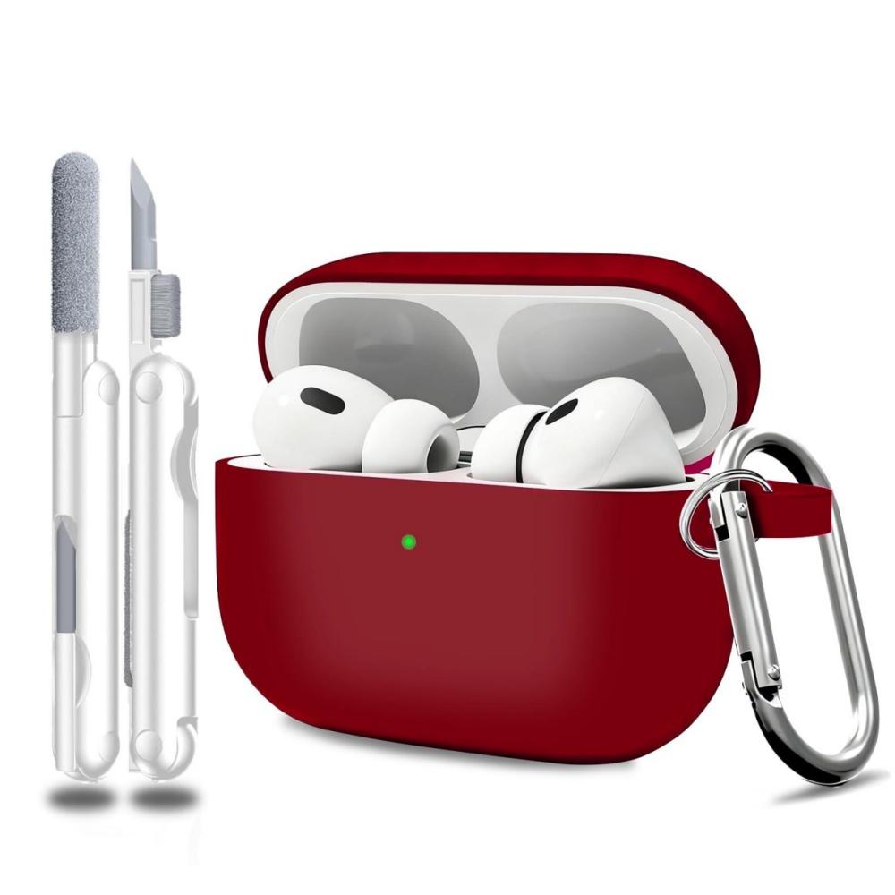 Für AirPods Pro 3. Generation Hülle Neue Weiche Silikonhülle für AirPods Pro 3 Schutzhülle mit Reinigungsset für AirPods Pro 3