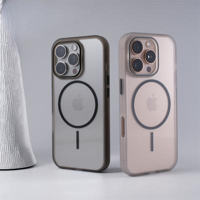 Nový průhledný tenký kroužek magnetické přísavky pro iPhone 16, vhodný pro Apple 15promax, jednoduchý ochranný kryt proti pádu