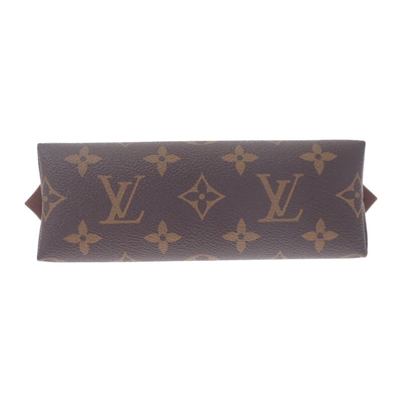 LOUIS VUITTON  M47515 Monogram Pouch Brown Monogram canvas Women