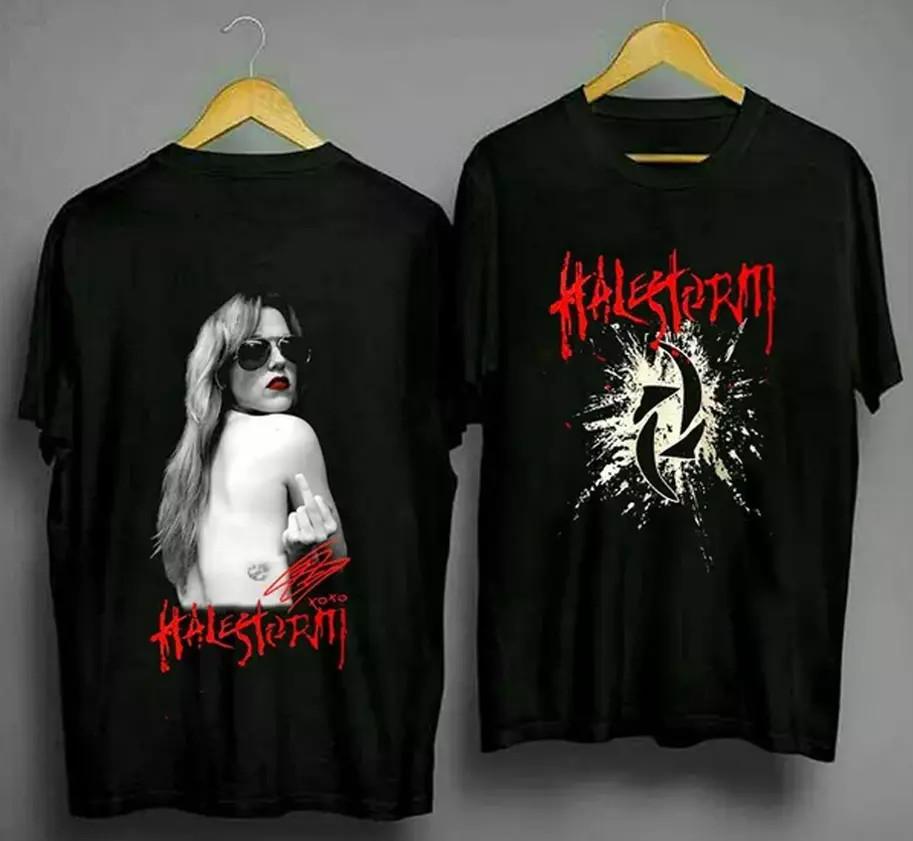 Halestorm rock band black T-shirt Unisex All sizes S-5Xl double-sided DO387 Unisex T-Shirt S
