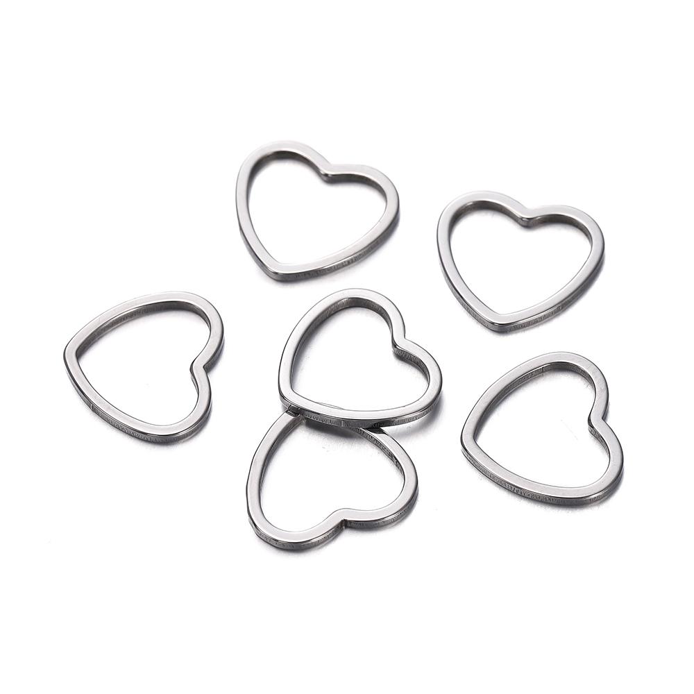 10pcs Stainless Steel Geometric Star Cross Round Frame Earrings Charms Connectors for Necklaces Earrings Jewelry Making Supplies