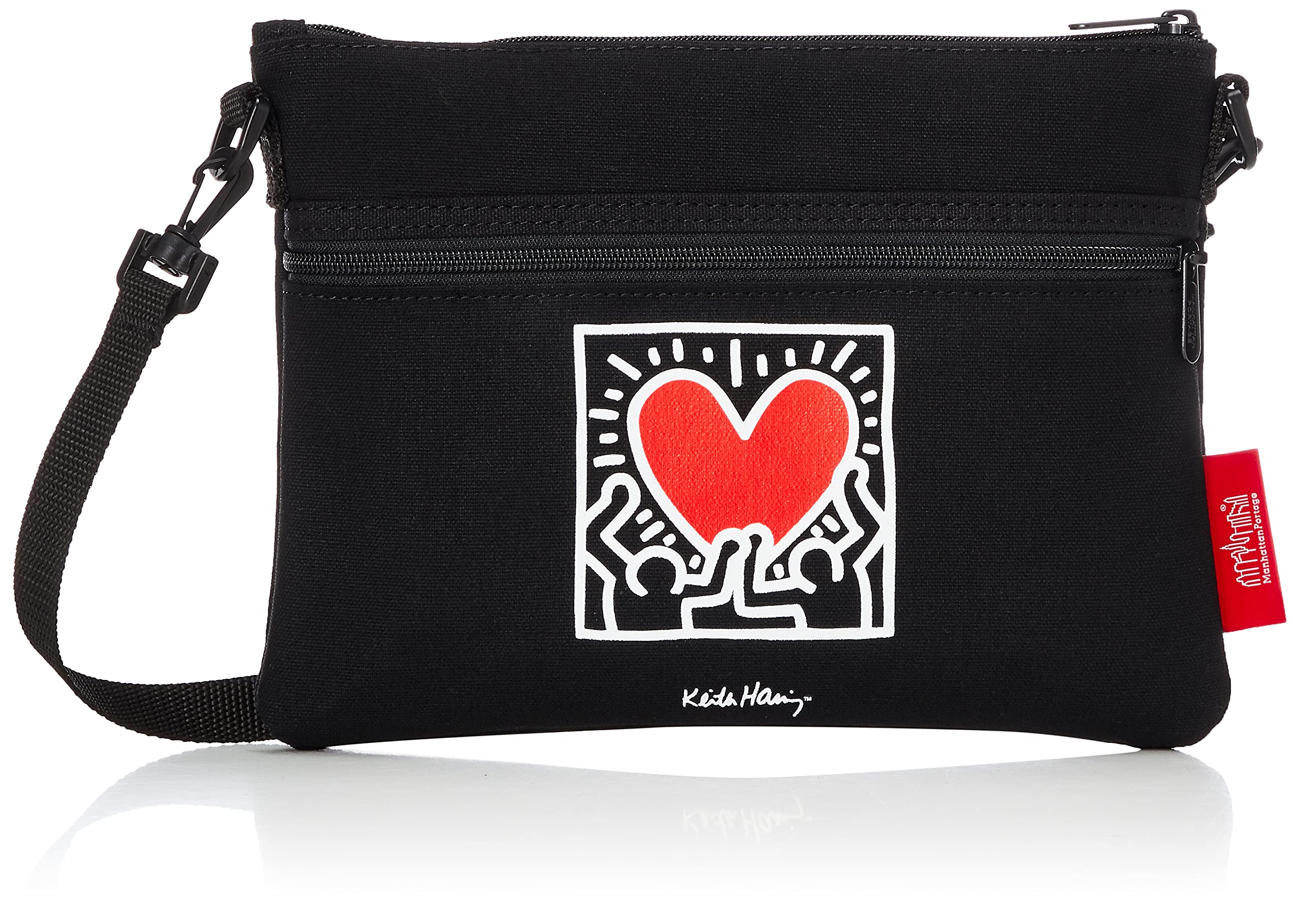 

Genuine Shoulder Bag Harlem Bag Keith Haring Black [Manhattan Portage] [Official] чорний