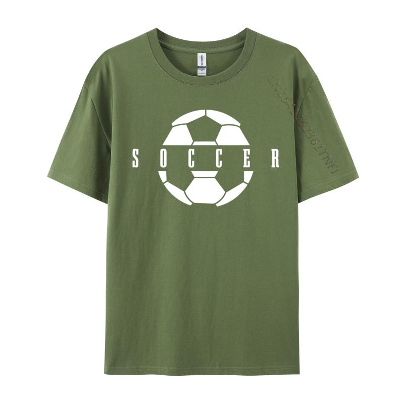 Unisexs Football Player Ball Simple Style Tops Shirts New Arrival O Neck Printed Cotton Fabric Young TShirt Leisure Clothing Shirt