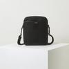 Daks Black House Check Cow Leather Crossbody Bag