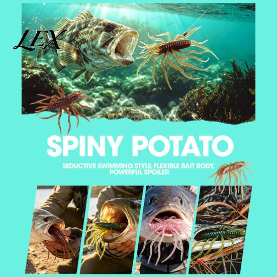 Natural Movement Fishing Lure 1/3/5Pcs 9.5cm/9g Floating Soft with Multi-Tentacles, Realistic Topwater Simulation Bait Bionic Bait, Artificial