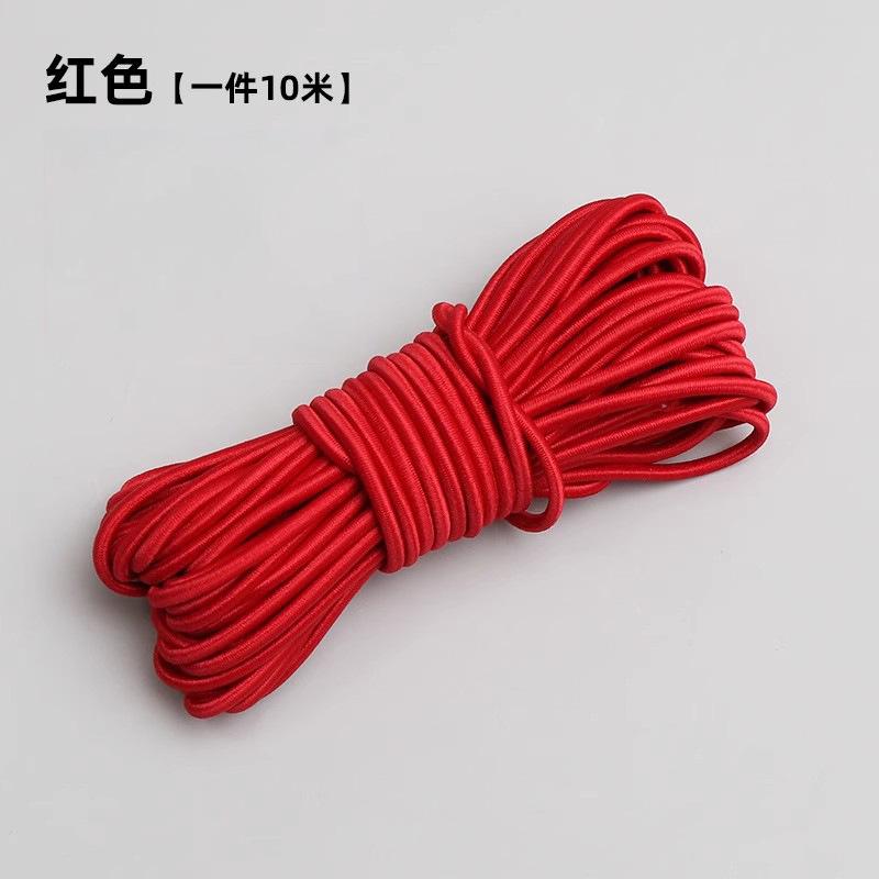 Hohe elastische elastische Seil langlebiges rundes elastisches Band rundes Gummiband Rinderband Seil elastisches Verstellseil elastisches Drahtseil dünn