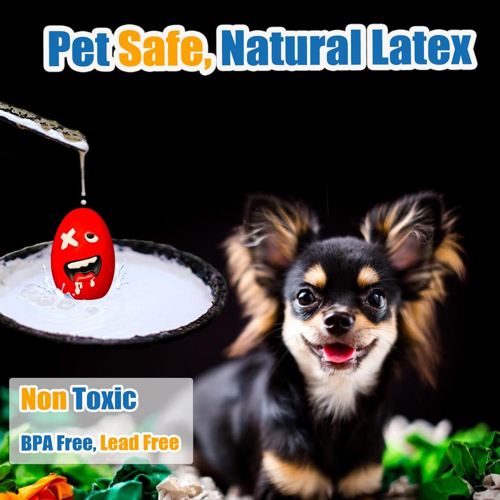 Kutya Játékok Kutya Játékok Tojások Stressz Tojás Kistestű Kutyáknak Alkalmas 6 Darabos Készlet Hangok, Enyhítés, Alakú, -