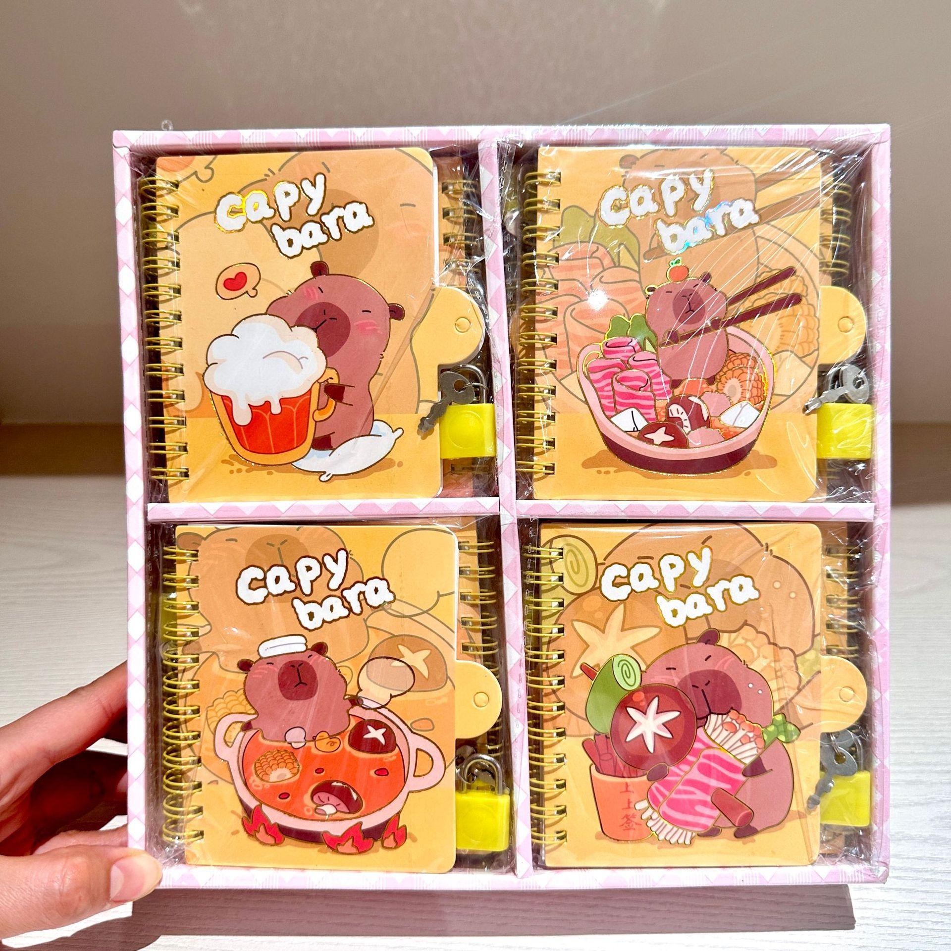 

2 шт. Capybara Coil Book Notebook A7 Высококачественный блокнот с отрывными листами Word Book Студенческие канцелярские принадлежности для письма A7