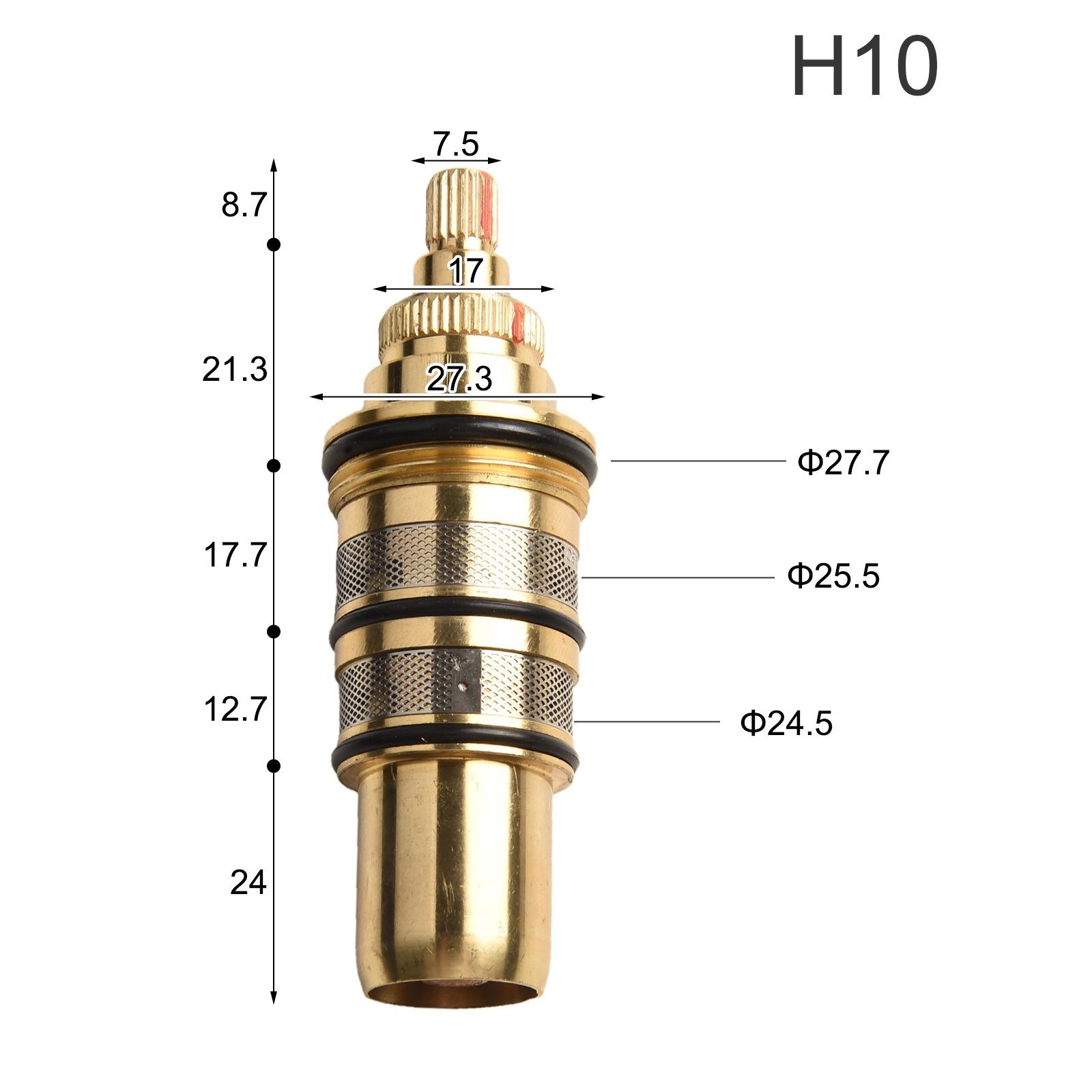 Shower Temperature Control Shower Bar Mixing Built-in Thermal Element Copper Material Good Stability Replace Thermostat China Mainland