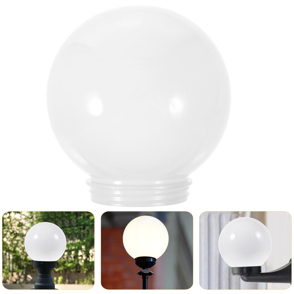 Acrylic Spherical Lampshade Round Globe Light Cover Wall Post Shade Porch Replacement Lamp Shades Lighting Accessories