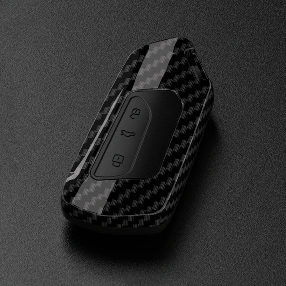 

Carbon Fiber ABS Car Key Case Cover Shell for VW Volkswagen Polo Tiguan Passat Golf 7 MK Jetta Skoda Kodiaq Superb Octavia Seat