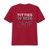 Frank Zappa Titties N Beer Rock Tour Maglietta da Concerto Cotone Pesante Edizione Limitata Taglia dalla S alla 2XL Vintage USA Lavata Moda
