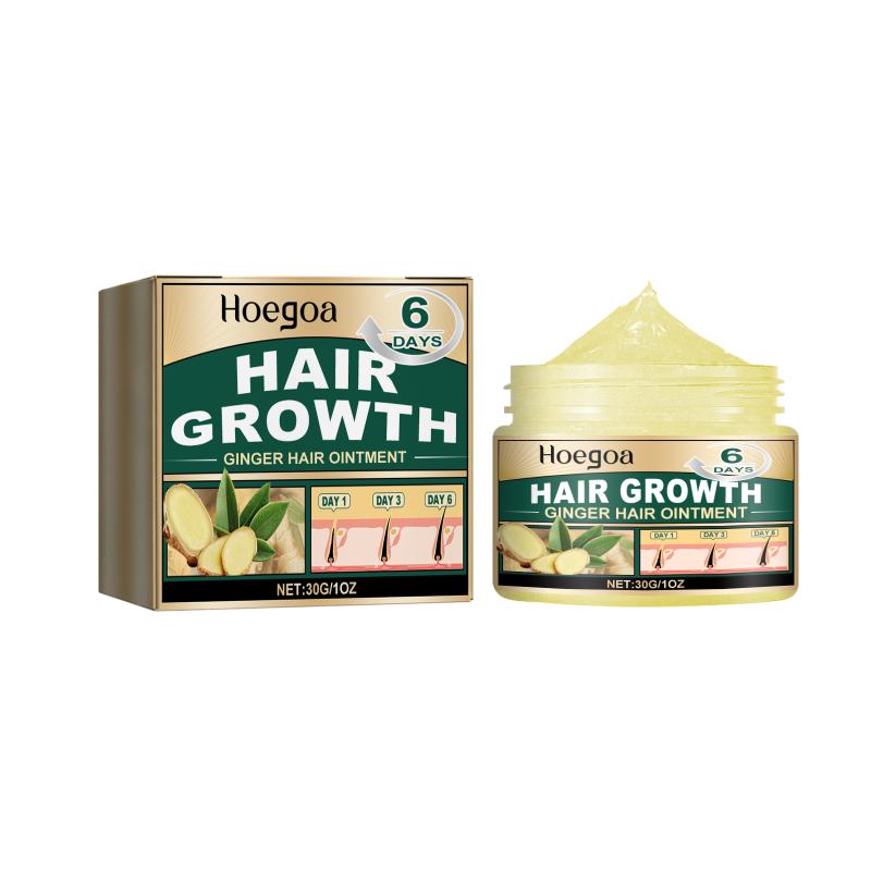 Ginger Hair Growth Cream Deep Cleansing Smoothing Repairing Relieving Hair Loss Improving Scalp Strengthener Hair Care Products