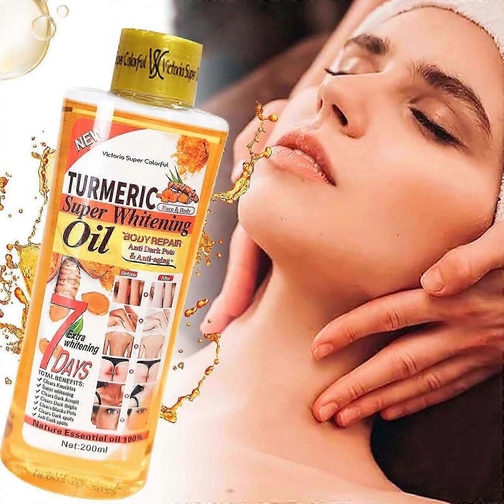 Turmeric Oil Super Whitening Oil Turmeric Oil For Skin Turmeric Oil Super Whitening Oil Turmeric Oil Oil For Lightening Dark Skin 200ml 25-2