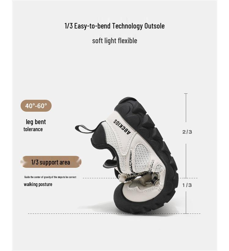 ABCkids Children's Trendy Breathable Non-slip Outdoor Hiking Sports Shoes - Unisex Spring Collection