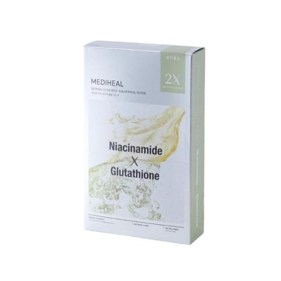 

MEDIHEAL Derma Synergy Wrapping Mask Blemish Brightening & Skin Texture Care 25ml x 10 Sheets