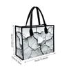 Cracked Pattern Tote Bag Fashion Casual Large Capacity Daily Use Shopping Shoulder Handbag for Women