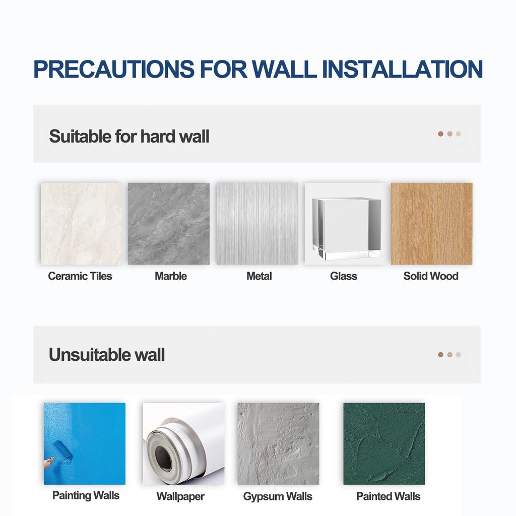 Aoresac 2ks držák toaletního papíru Nerezový samolepicí nebo vrtací teleskopický držák papírových ručníků