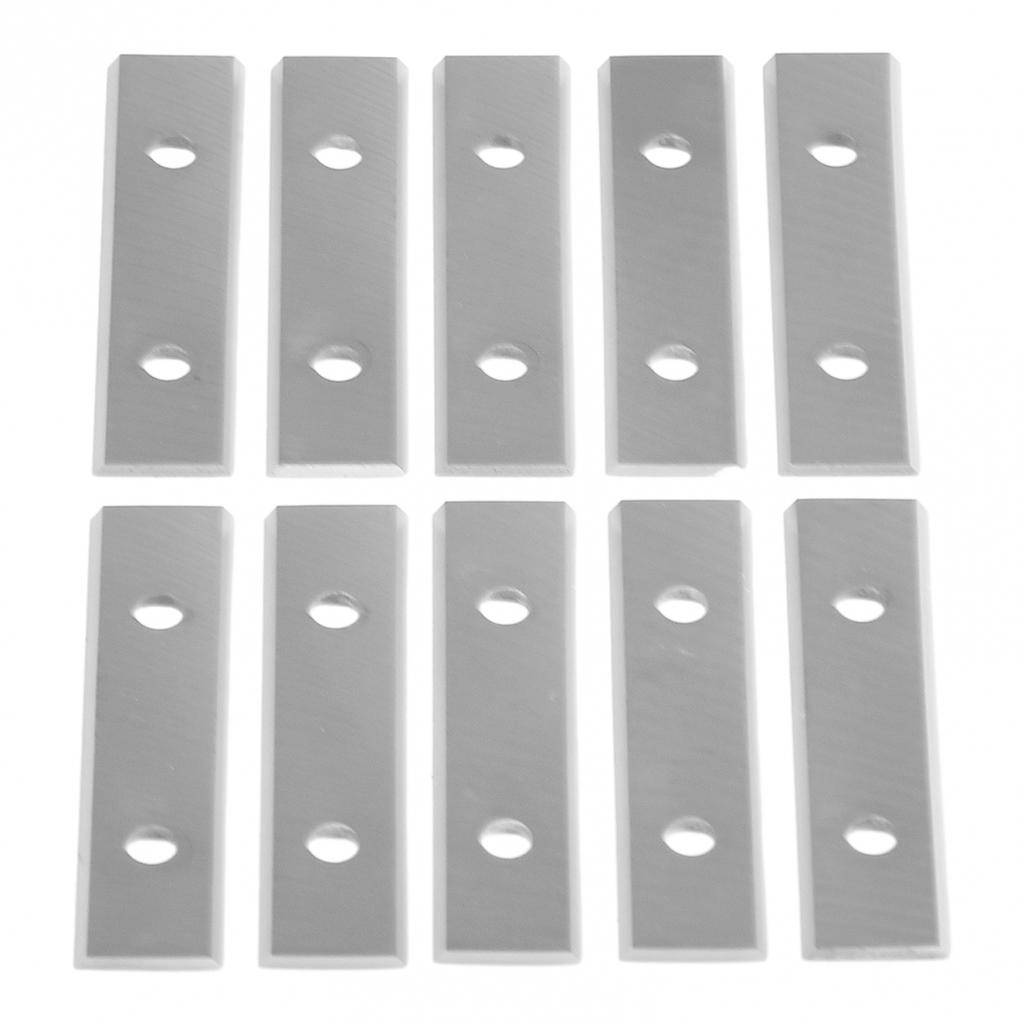10 Stück Einsetzfräser 50x12x1,5mm Hartmetall-Einsätze Fräserklingen