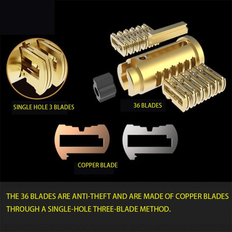 Common Standard Lock Cylinders, Cylinder Locks for Entry Doors, Key Locks.outdoor Door Locks,Cylinder Door Lock 8 Alloy Keys