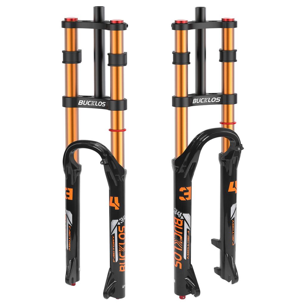 26 27.5 29 Zoll 34mm Bucklos Mountainbike Federgabel Schnellspanner Doppelschulter Innenrohr 175mm Federweg 9mm QR Ausfallende