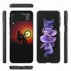 Beautiful Sunset and My Bicycle Phone Case For Samsung Z Flip 6 7 5G Z Flip 5 Galaxy Z Flip 3 4 5G ZFlip Shockproof Hard Cover T