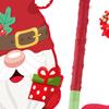 Gnome Pinata Red Christmas Gnome Pinata with Stick Blindfold And Confetti Winter Theme Birthday Party Decorations for Xmas Birthday Baby Shower