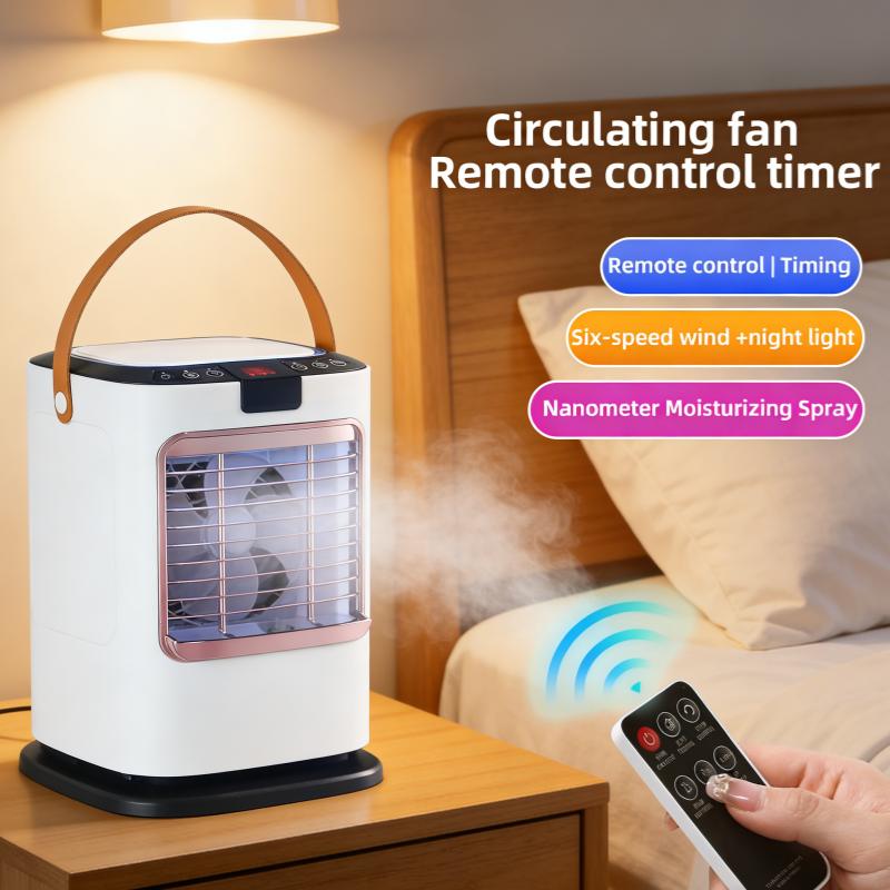 Xiaomi Humidification Refrigeration Small Fan Portable Mini Electric Cooling Fan 2nd Generation Negative Ion Desktop Fan Healthy Cool
