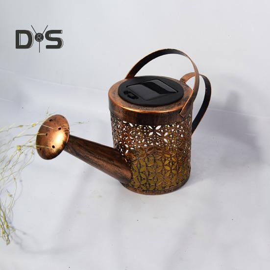 Solar Watering Can Lights Garden Decor Waterproof Solar Lantern Landscape Lights Solar Fairy Kettle Lamp for Garden Yard Pathway