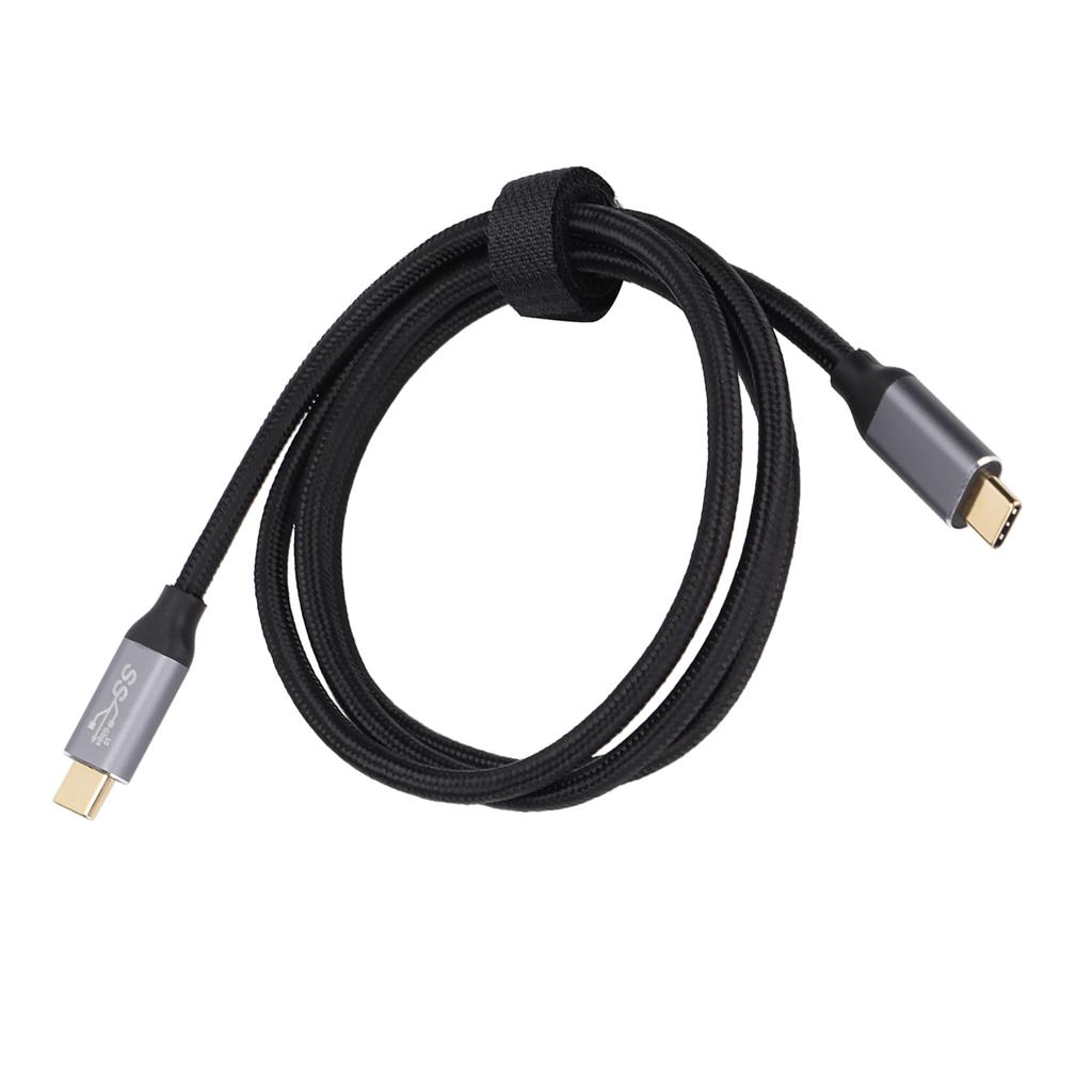 USB C Cable 10Gbps Fast Speed 100W Power Fast Charging 4K 60Hz Smart Chip Stable Transmission Type C Male Cable for PC