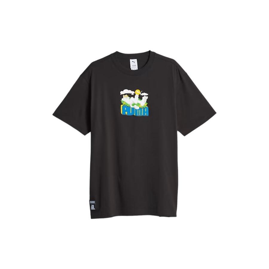 PUMA X RIPNDIP SS23 Logo T-shirt Black Men s 622196-01 M