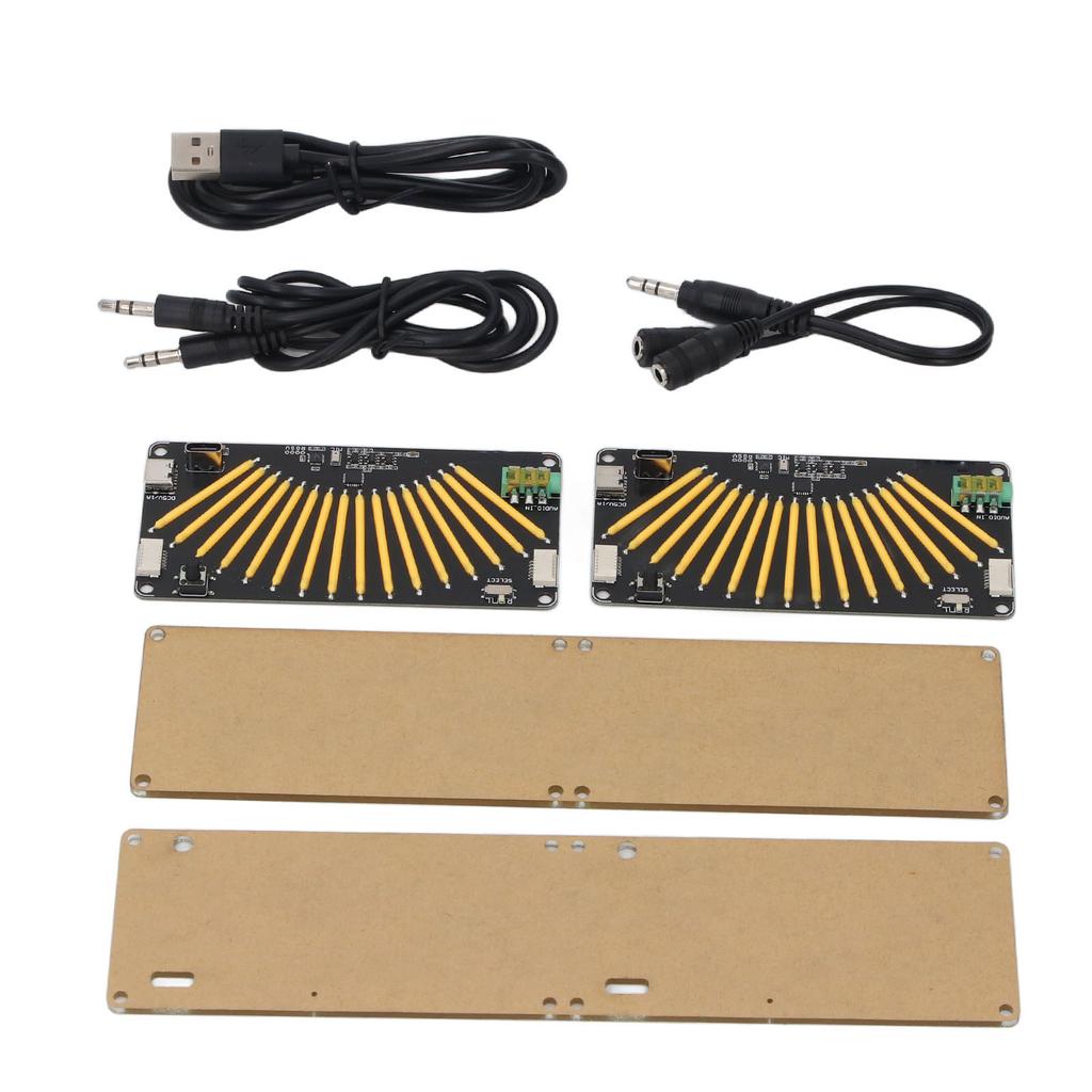 Diodowy wskaźnik poziomu muzyki sterowany głosem -30dB do 2dB 16-bitowy wskaźnik poziomu muzyki do domu