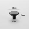 KAK Gold Cabinet Handle and Knobs Zinc Alloy Wardrobe Handle Black Kitchen Handle Cupboard Door Knob Furniture Hardware