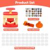Badge Maker DIY Pin Button Maker Machine Badge Making Kit Hand Button Maker  for School Projects Christmas Festive Activities